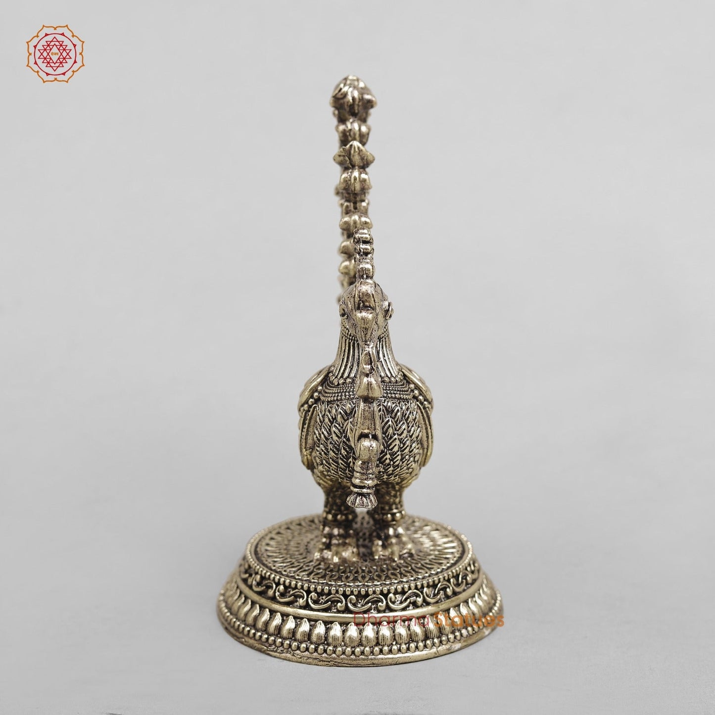 Brass South Indian Peacock Fine 5.5”