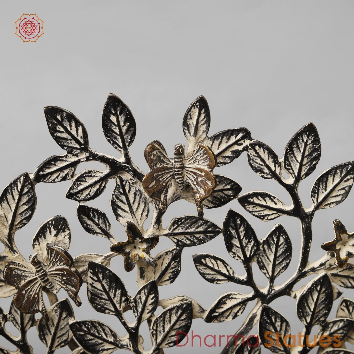 Brasa Tree Of Life (Kalpvriksh) Fine, Antique Copper Finish 13”