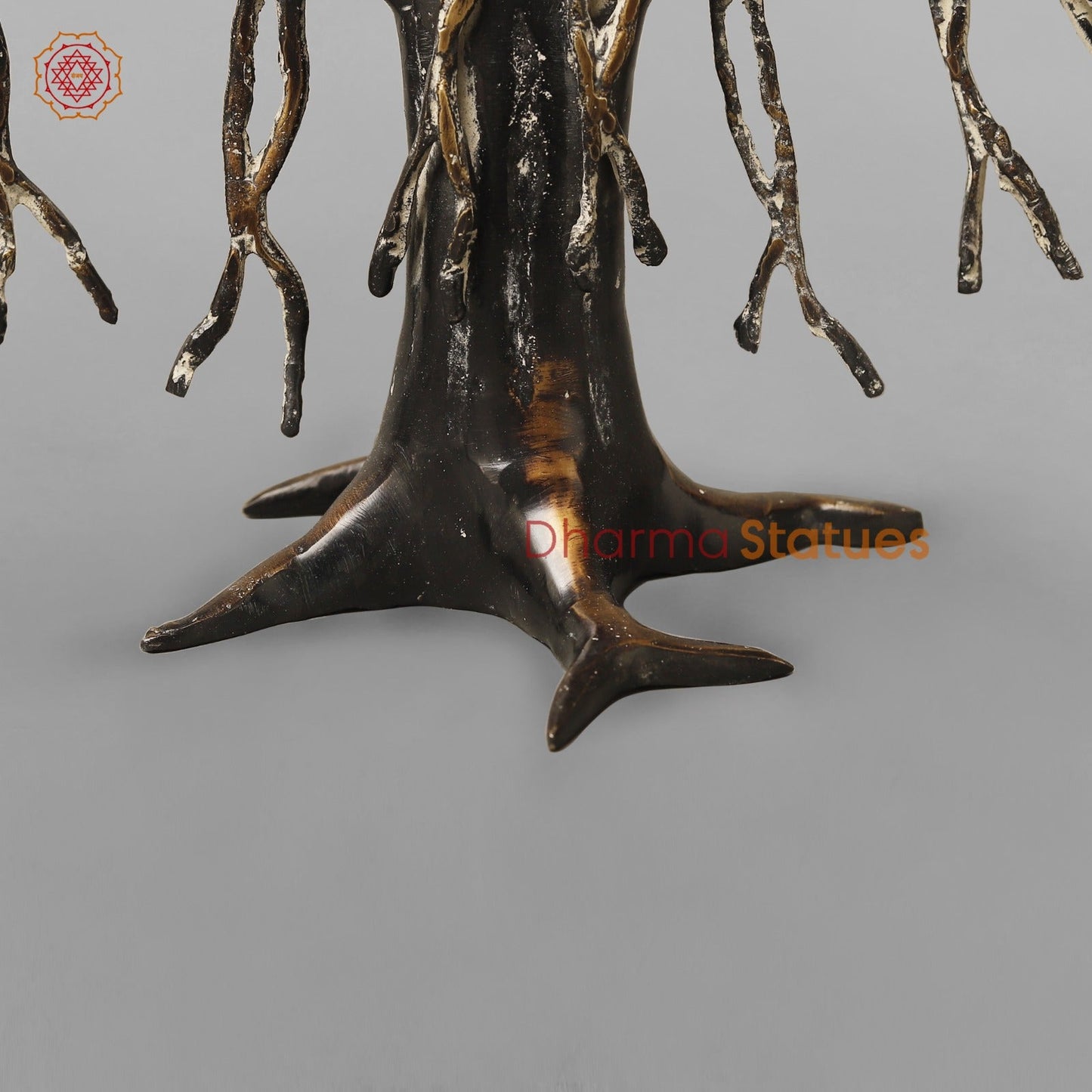 Brasa Tree Of Life (Kalpvriksh) Fine, Antique Copper Finish 13”