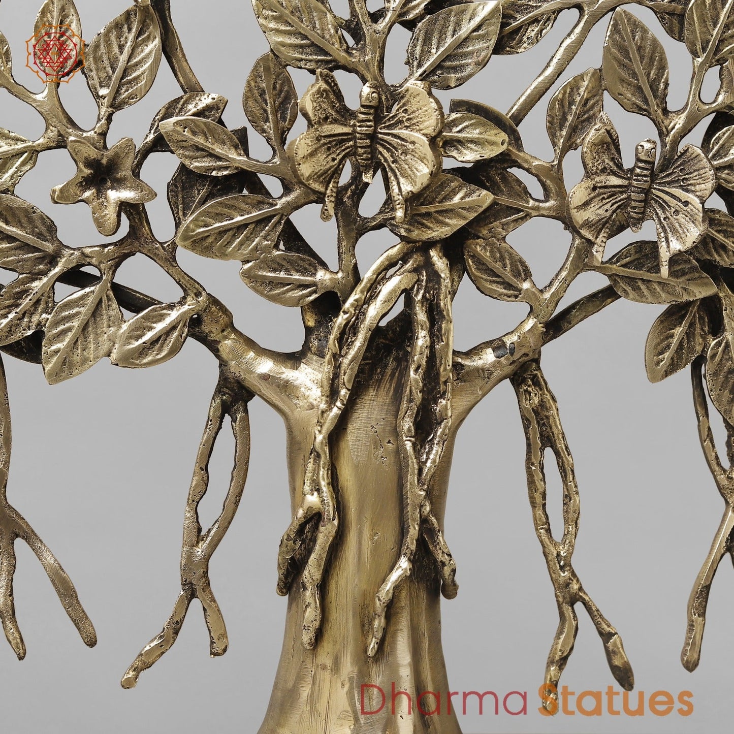 Brasa Tree Of Life (Kalpvriksh) Fine, Smooth Finish 13”