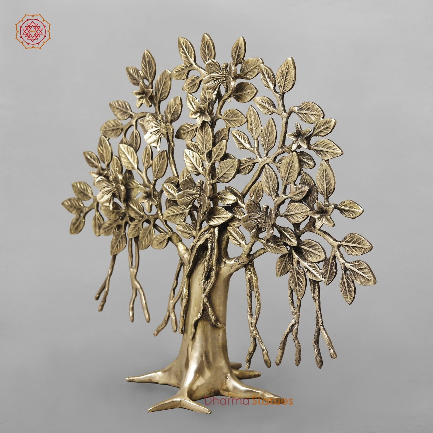 Brasa Tree Of Life (Kalpvriksh) Fine, Smooth Finish 13”
