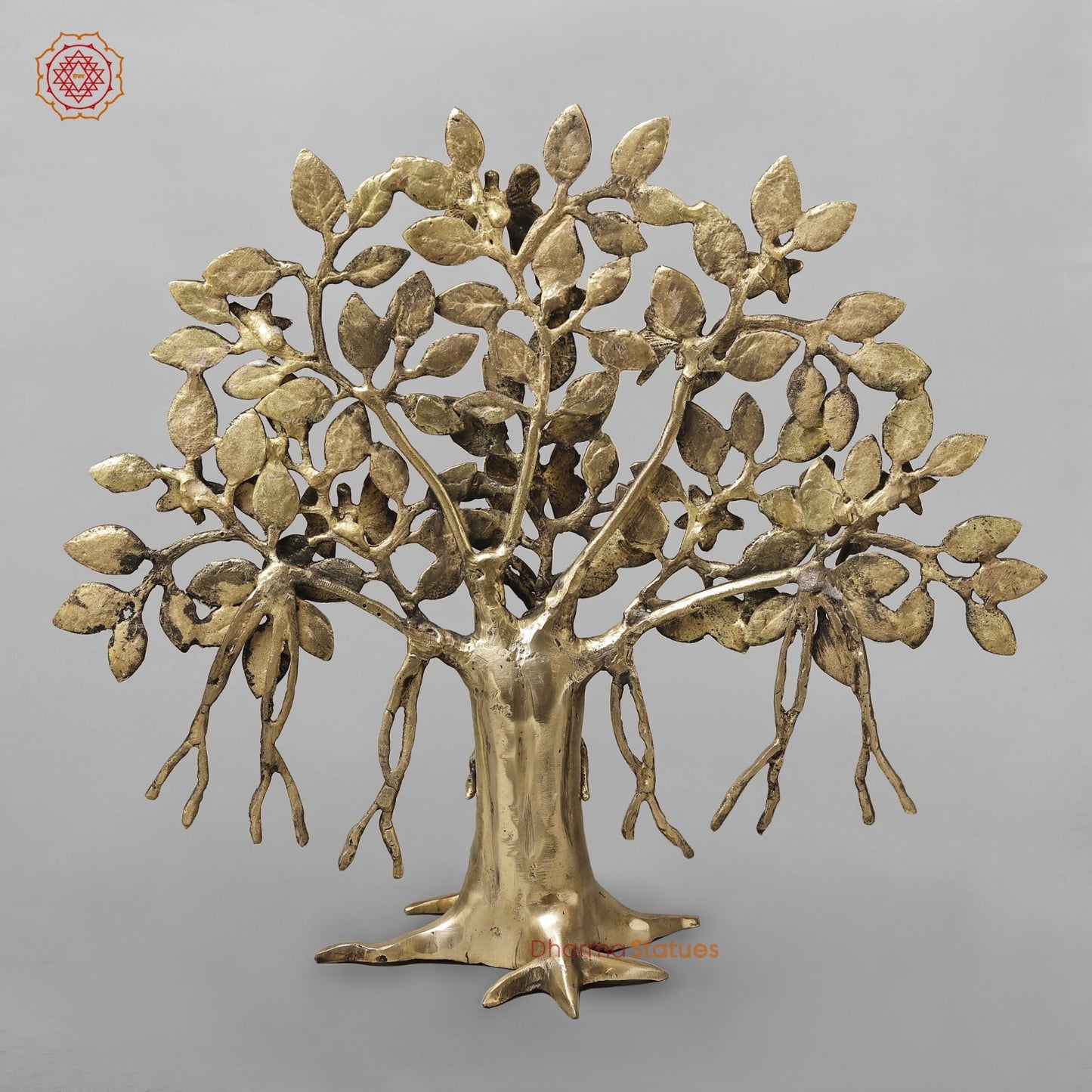 Brasa Tree Of Life (Kalpvriksh) Fine, Smooth Finish 13”