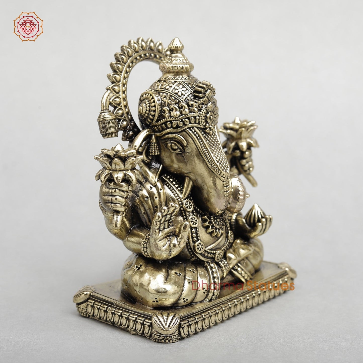 Brass Siddhivinayak Ganesh Fine 6”