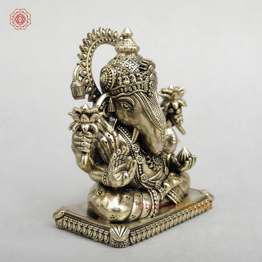 Brass Siddhivinayak Ganesh Fine 6”