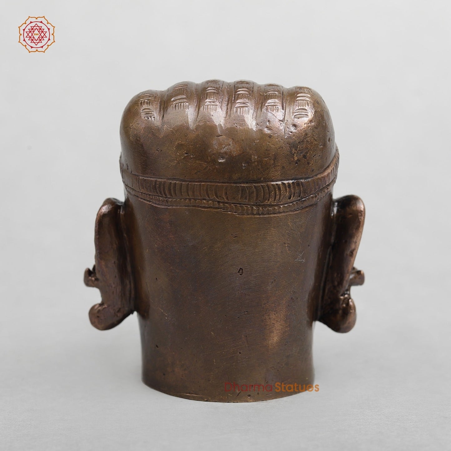 Copper Mukhlingam Shiva Head Fine 3.5”