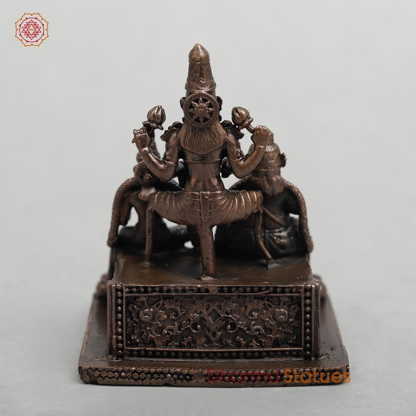 Copper Dhan Kunji (Lakshmi & Kuber) 3”