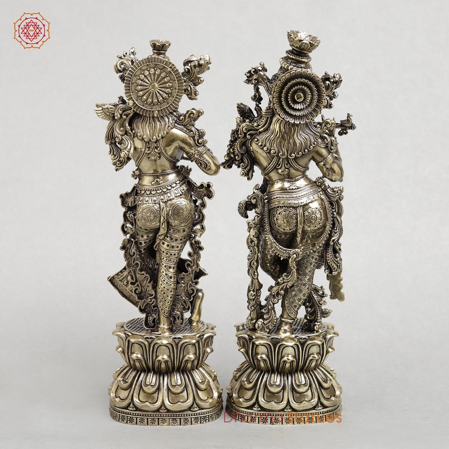 Brass Radha Krishna Fine 12”