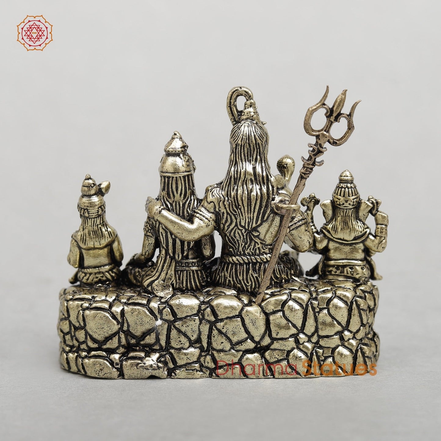 Brass Shiva Family Fine 2.5”