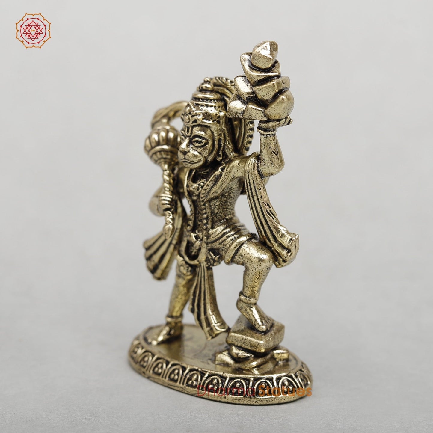 Brass Hanuman Standing Fine 3.5”