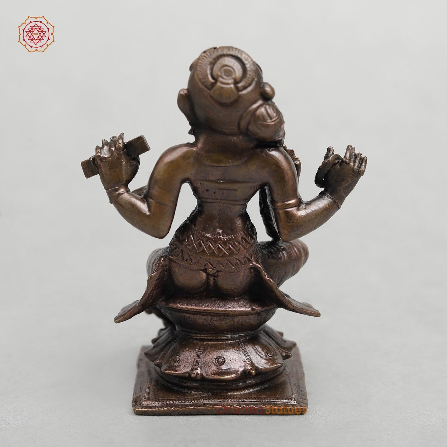 Copper Bala Tripura Sundari Seated fine 3.5”