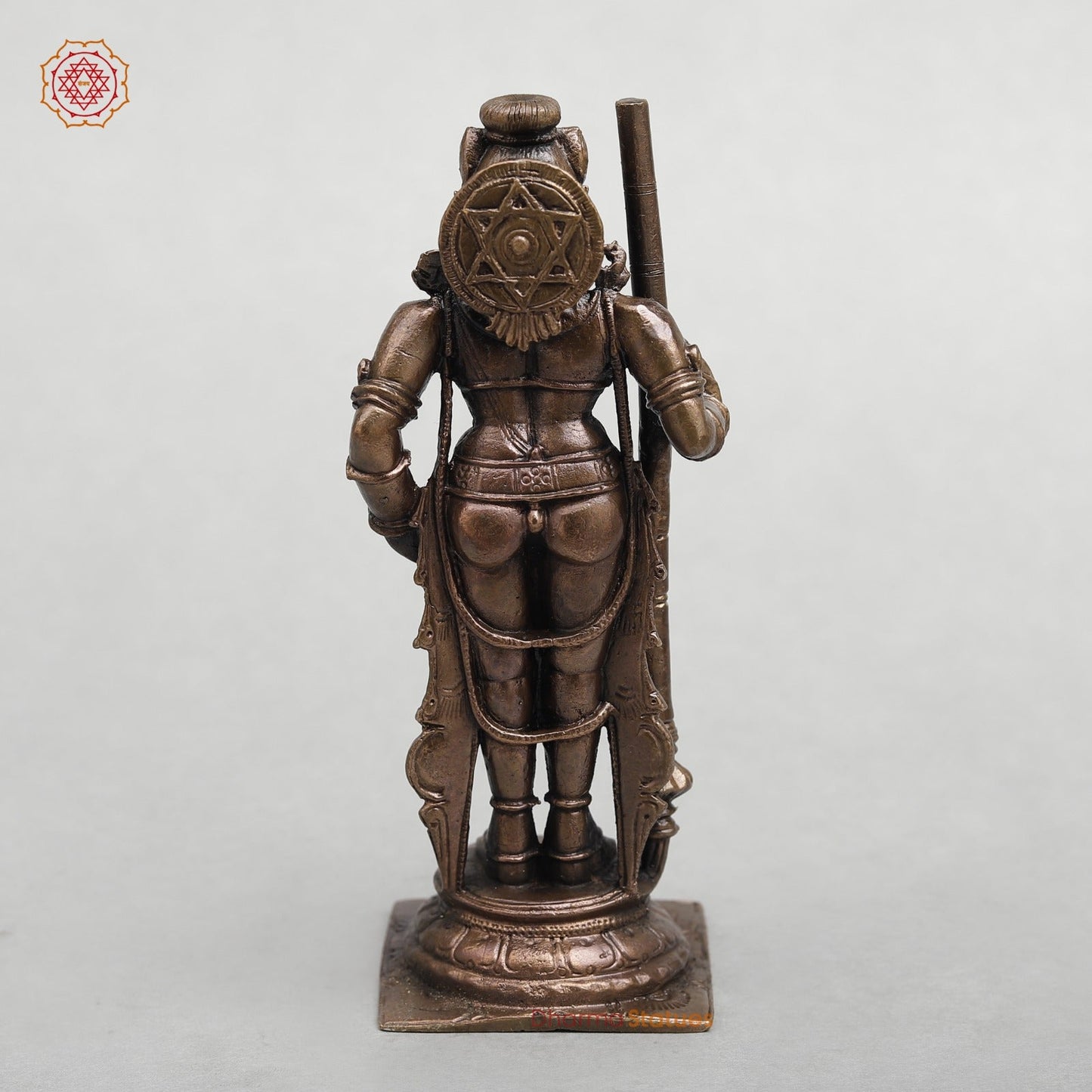 Copper Udupi Krishna Standing Fine 6”