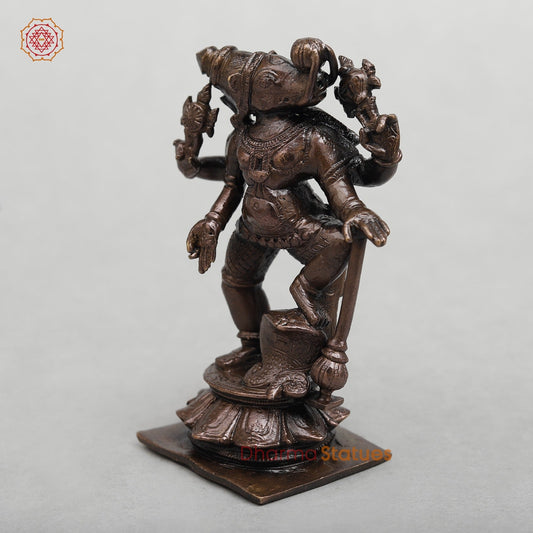 Copper Varaha Standing Fine 4”