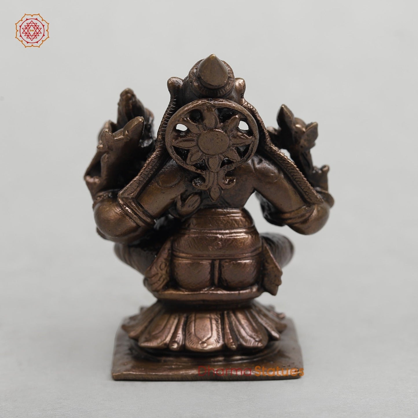 Copper Varah Seated with Lakshmi Fine 2.5”