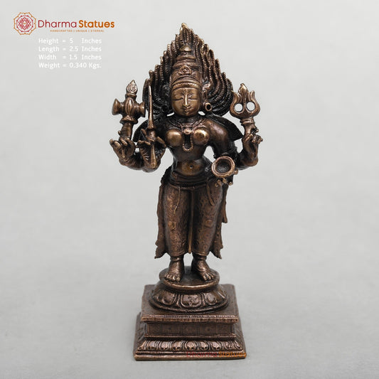Copper Mariamma Standing fine 5”