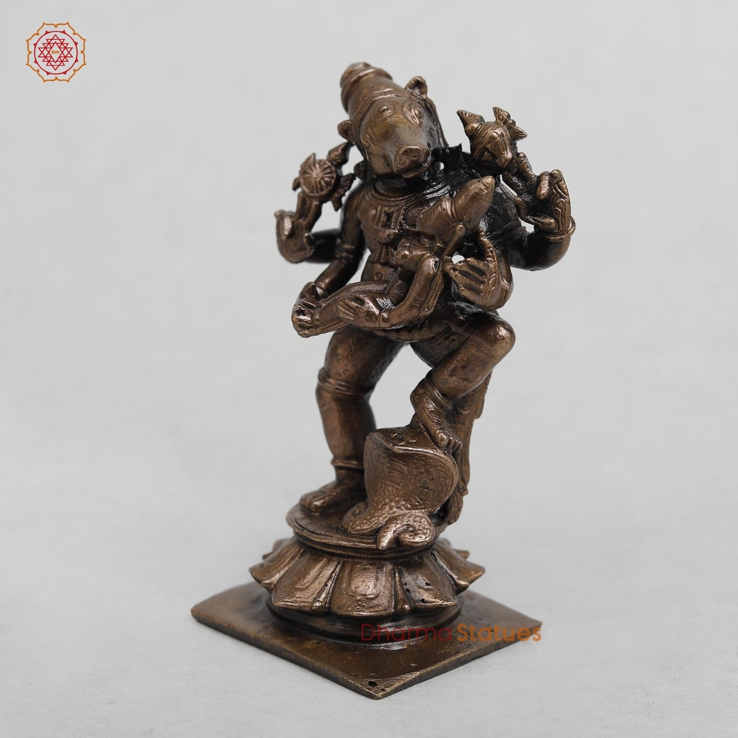 Copper Varah Lakshmi Fine 3.5”
