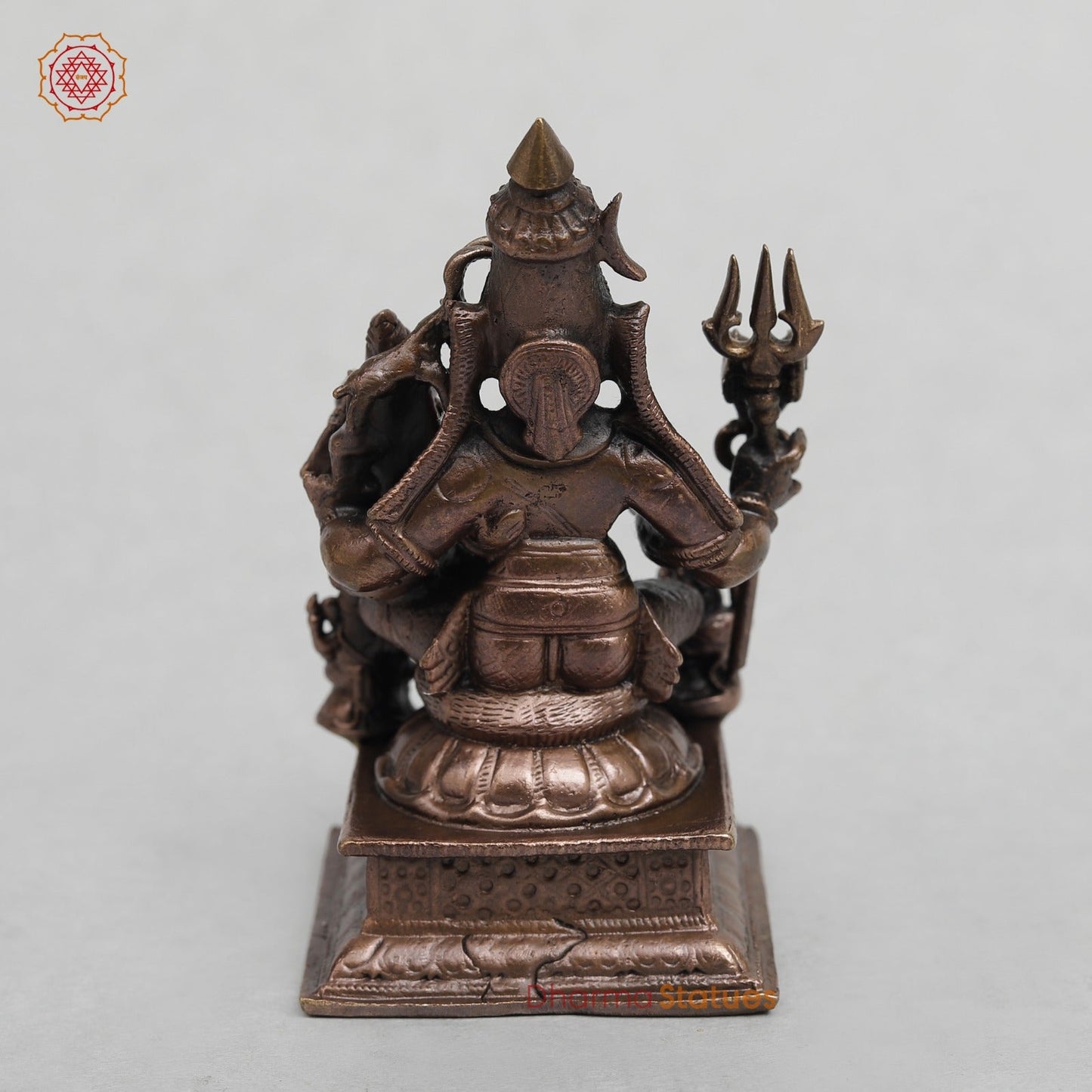 Copper Shiva Family Seated Fine 3.5”