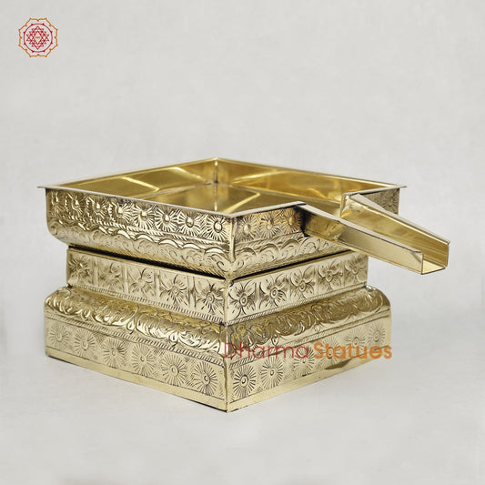 Brass Abhishekam Peeta Fine 12.5”
