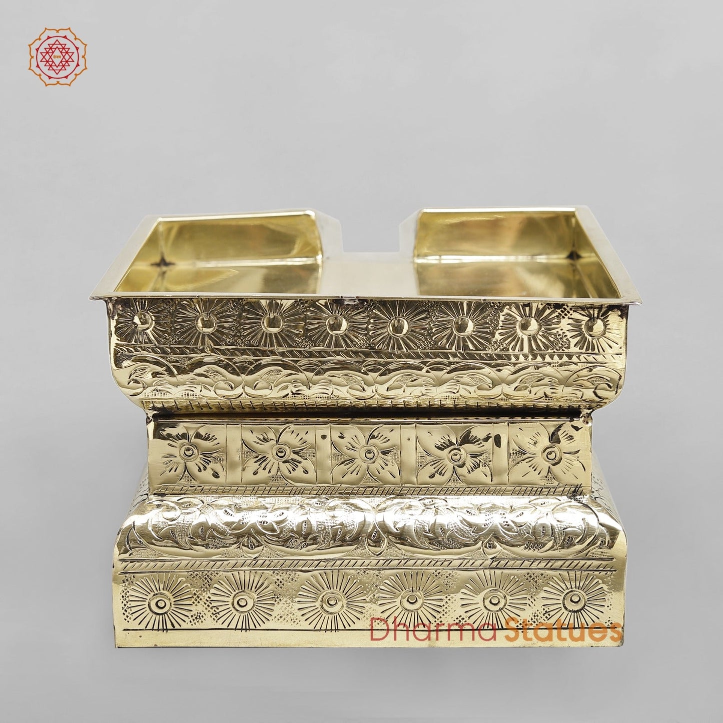 Brass Abhishekam Peeta Fine 12.5”
