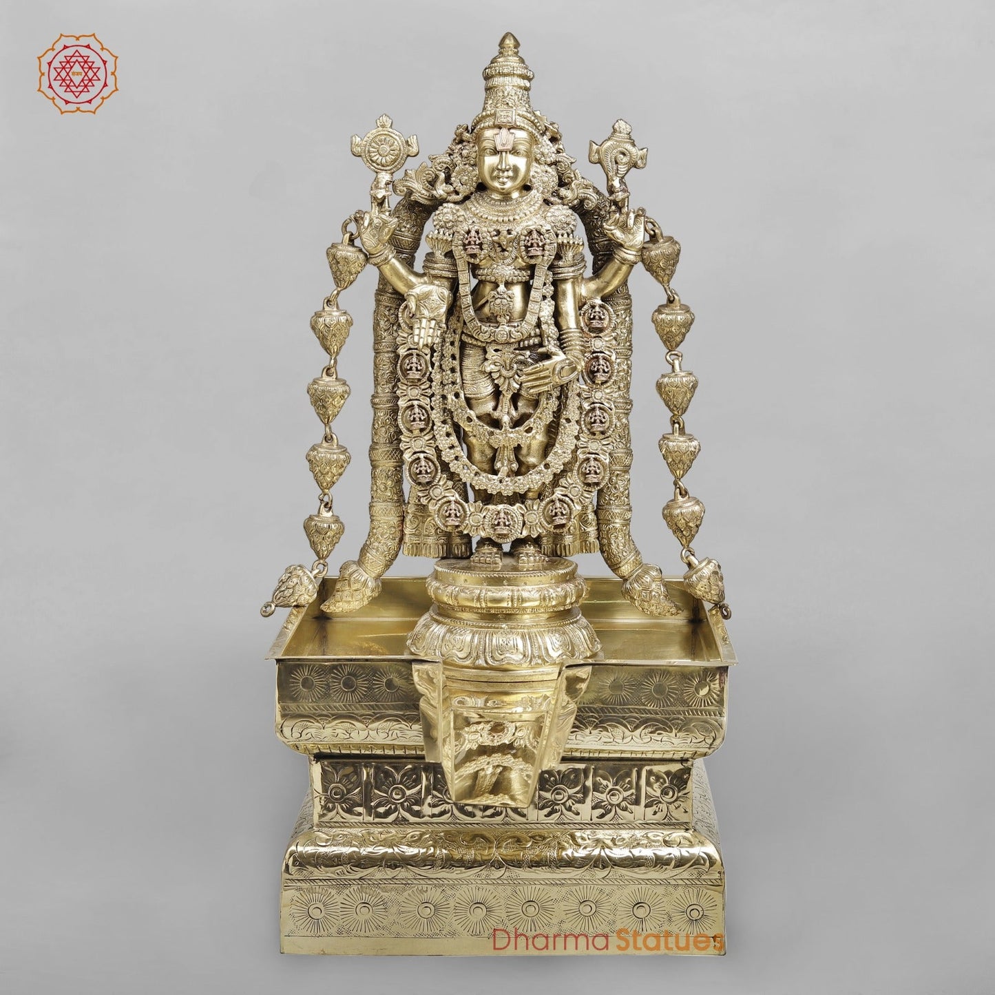 Brass Abhishekam Peeta Fine 22”