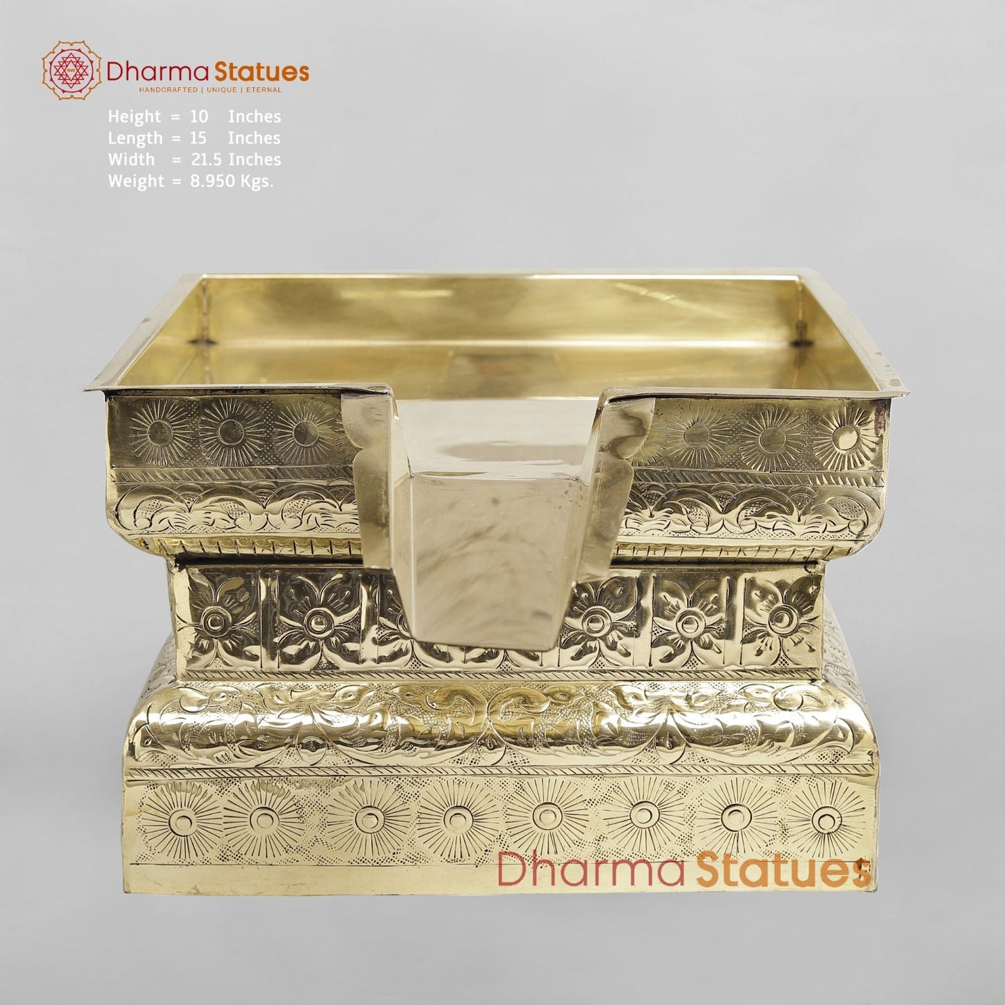 Brass Abhishekam Peeta Fine 22”