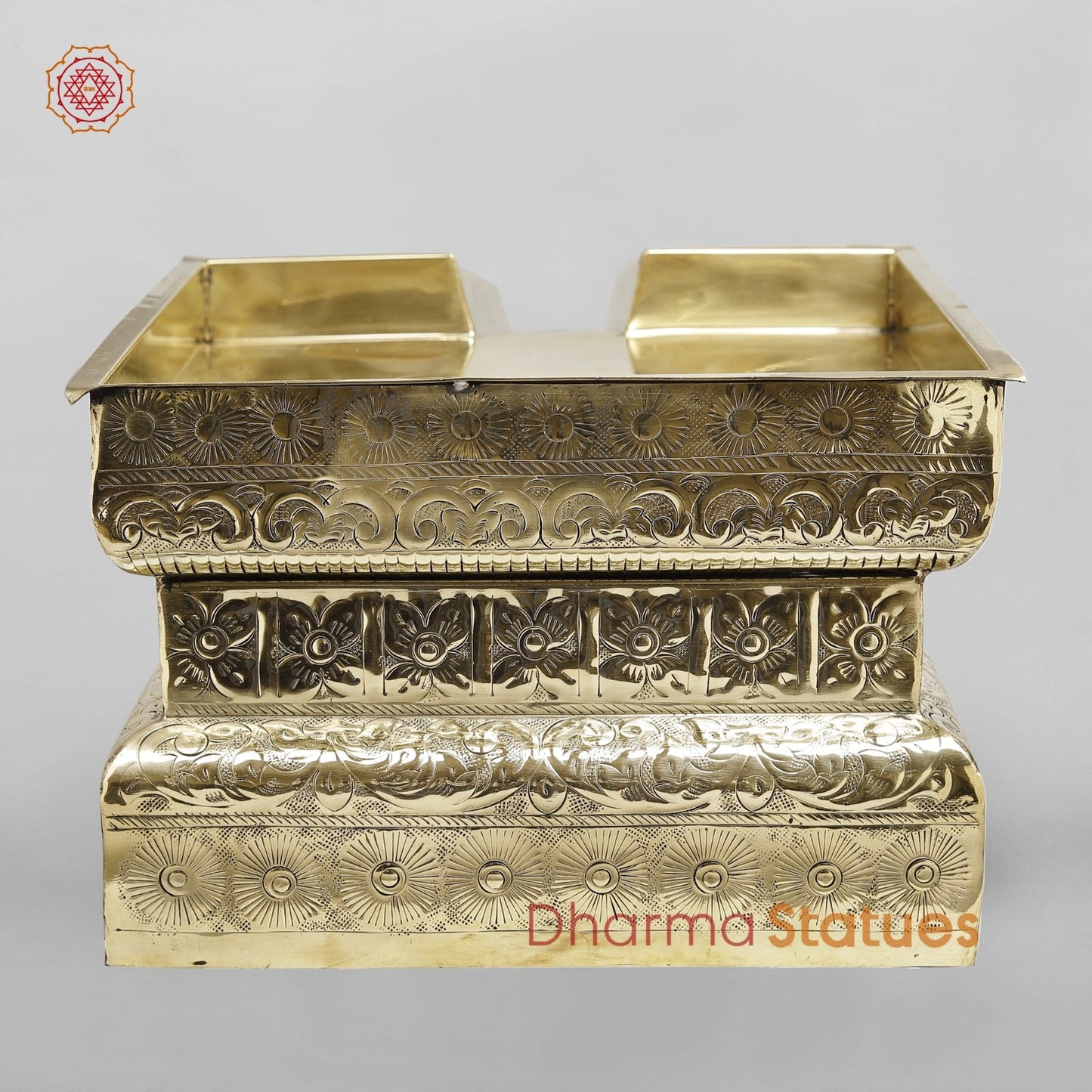 Brass Abhishekam Peeta Fine 22”