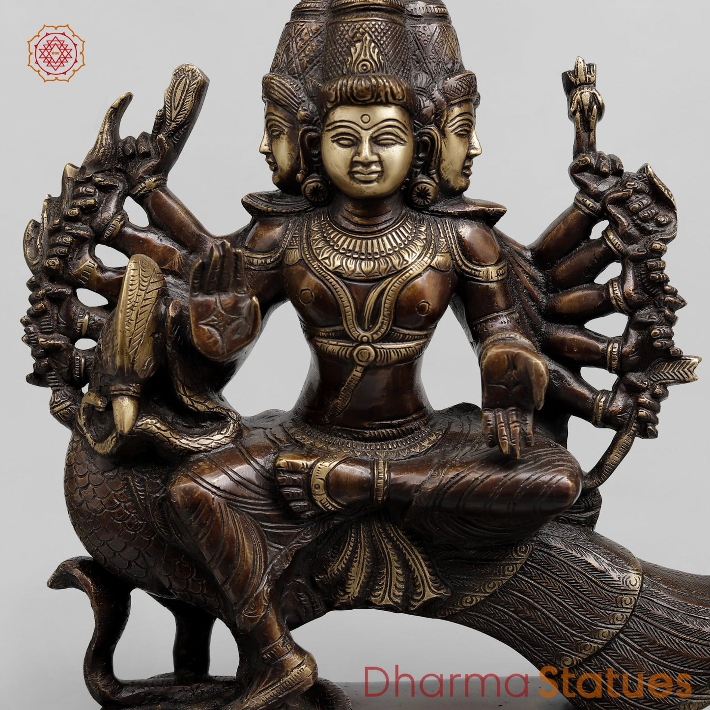 Brass Five Kartik Fine, Copper and Smooth Finish 16”
