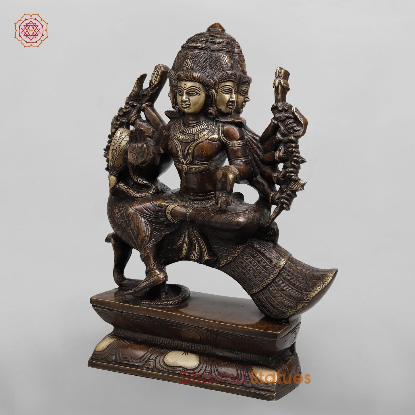 Brass Five Kartik Fine, Copper and Smooth Finish 16”