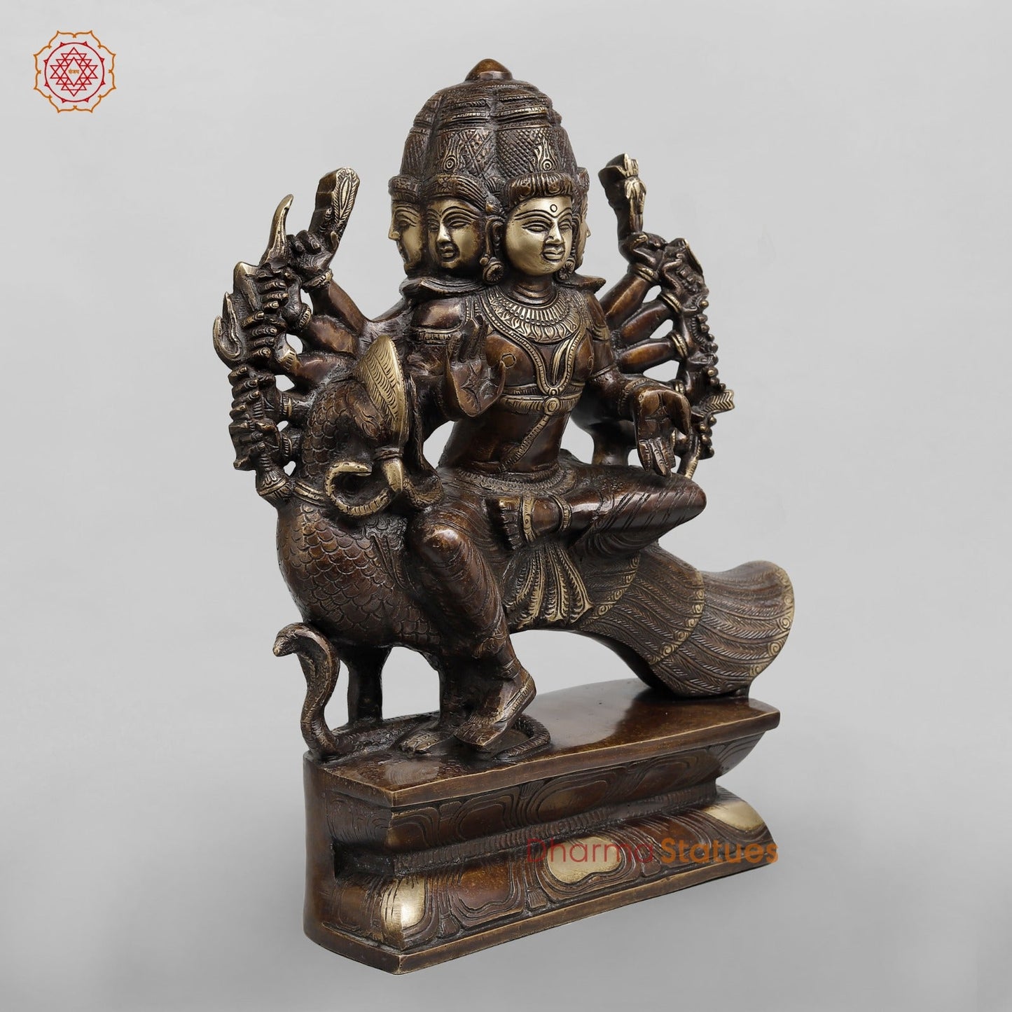 Brass Five Kartik Fine, Copper and Smooth Finish 16”