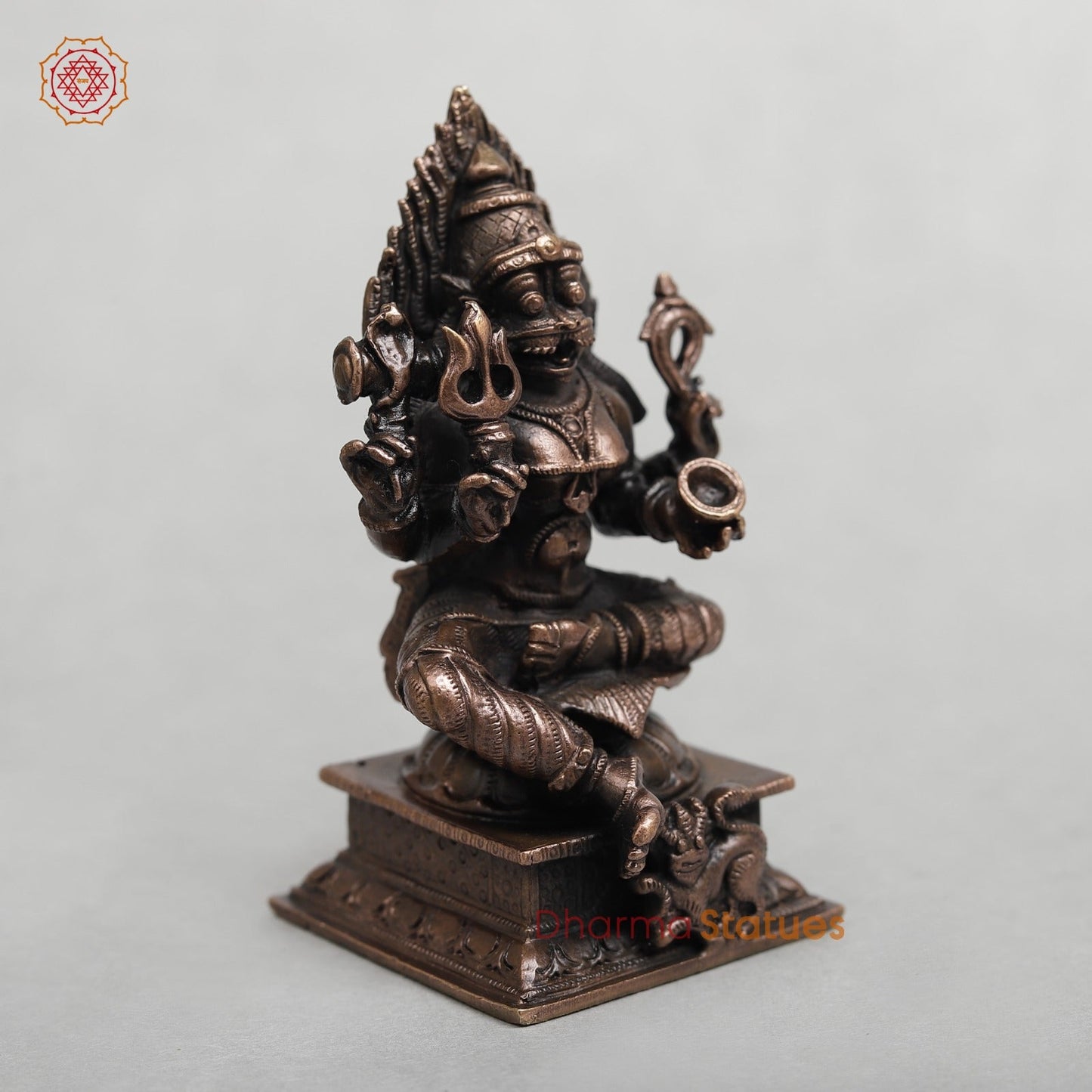 Copper Mariamma Seated fine 4”