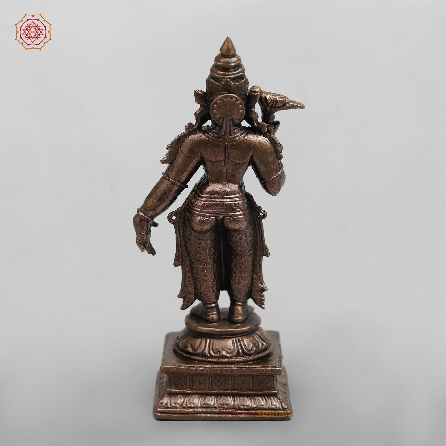 Copper Meenakshi standing fine 4.5”