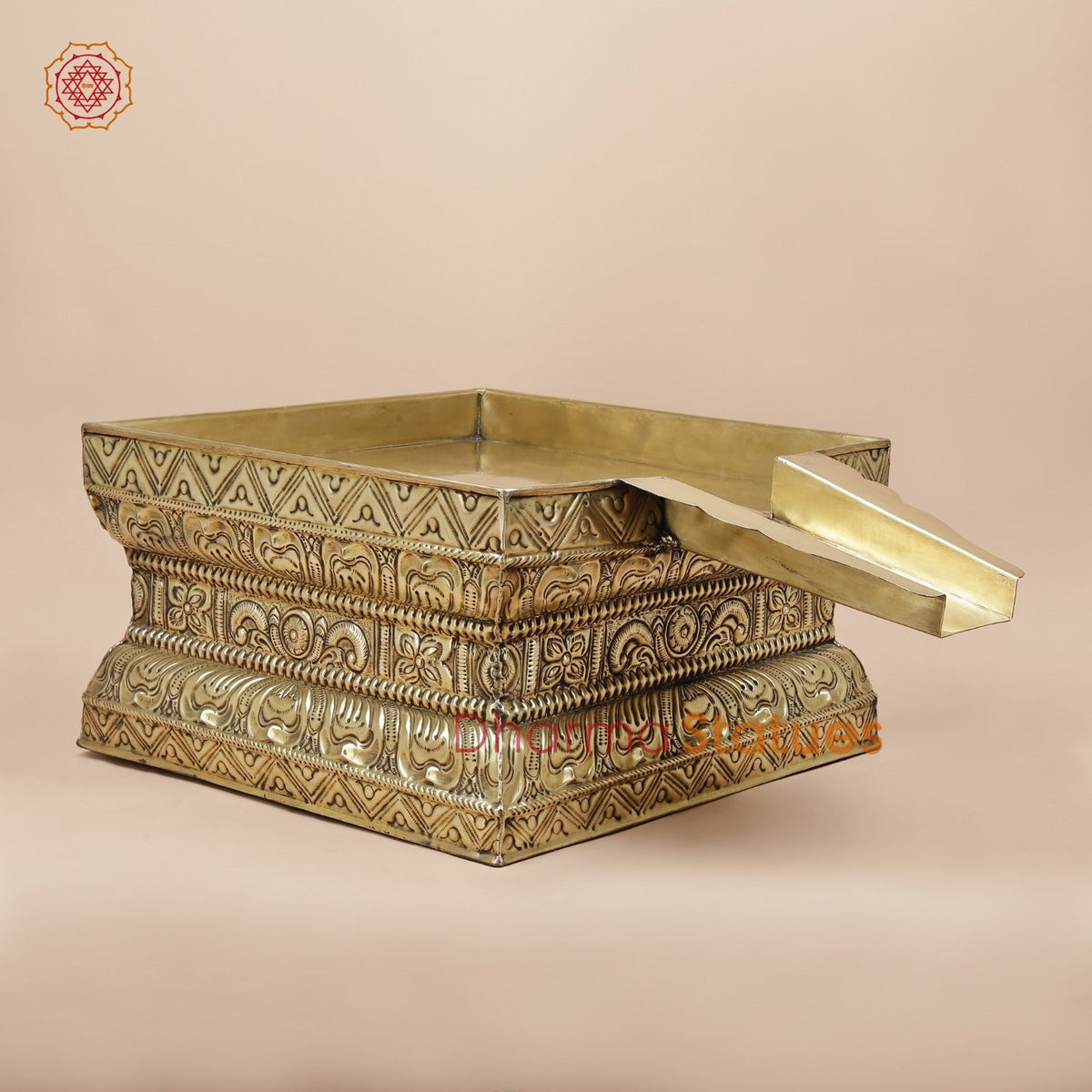 Brass Abhishekam Peeta Fine, Made in Chennai (One of a Kind) 26”
