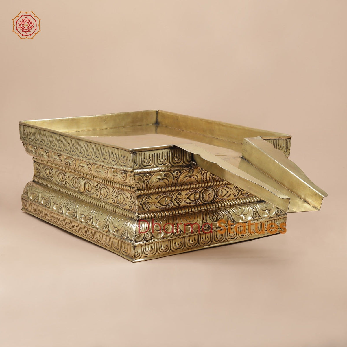 Brass Abhishekam Peeta Fine, Made in Chennai (One of a Kind) 37”