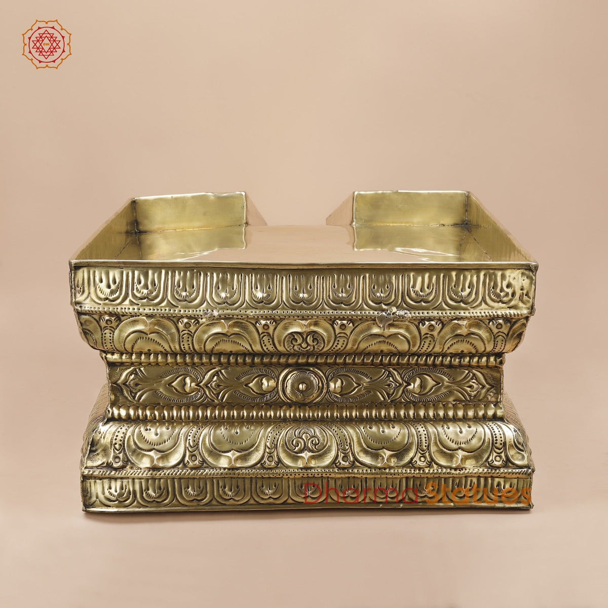 Brass Abhishekam Peeta Fine, Made in Chennai (One of a Kind) 37”