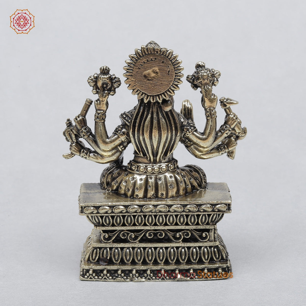 Brass Varahi Amman Seated 3”