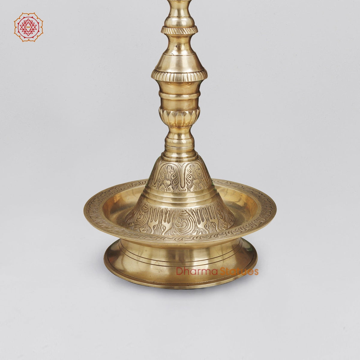 Brass Peacock (Inauguration) Lamp Fine 52”