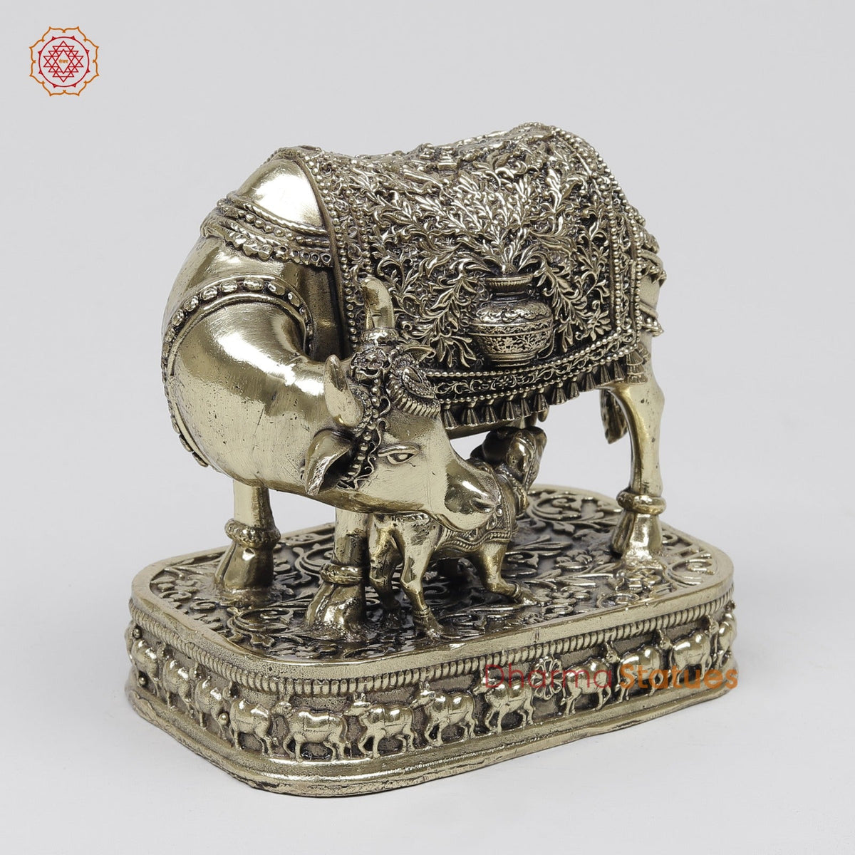 Brass Cow Calf Fine 4.5”
