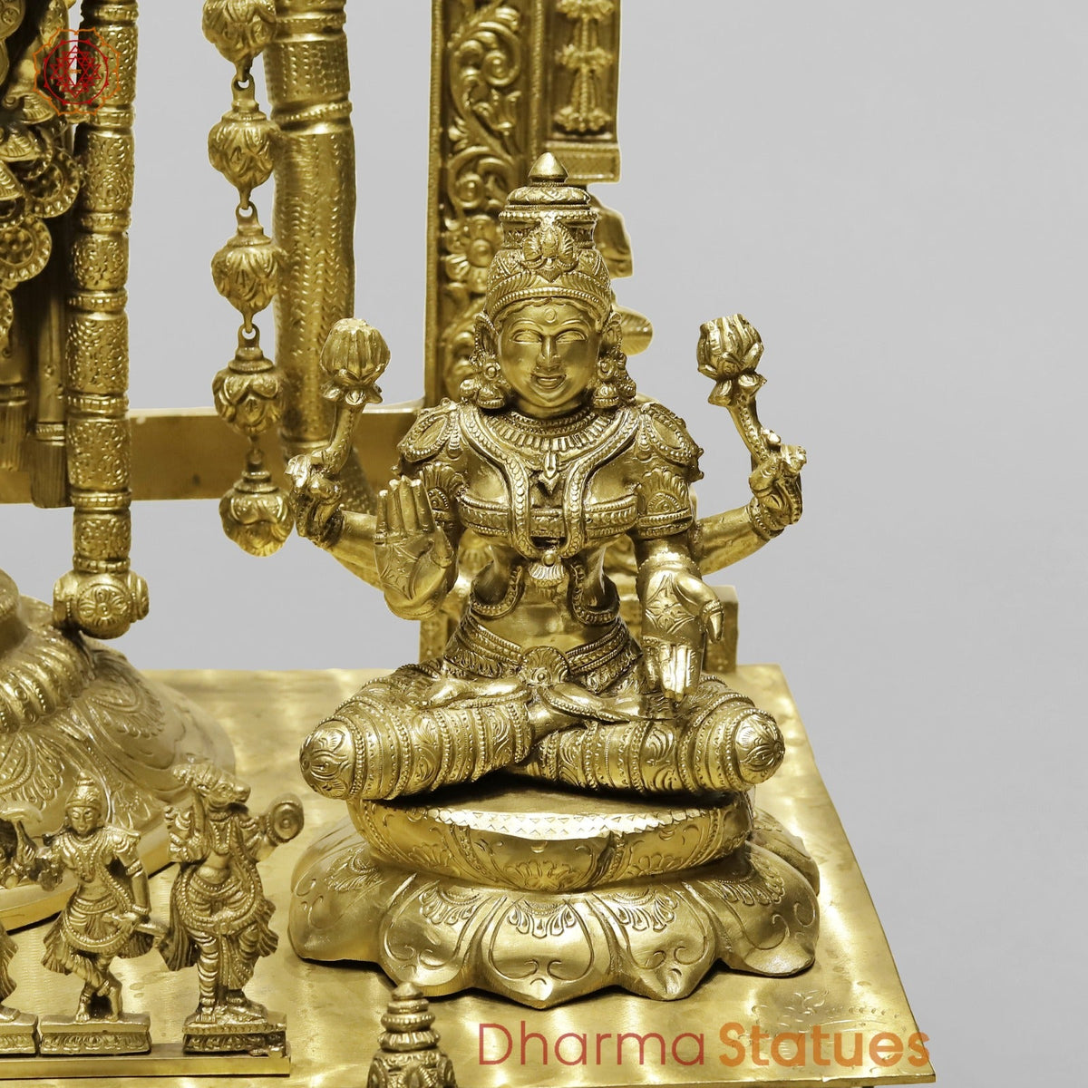 Bronze Tirupati Balaji with Lakshmi, Padmavati, Hanuman, Garuda and Dasavtar (Complete set) 53”