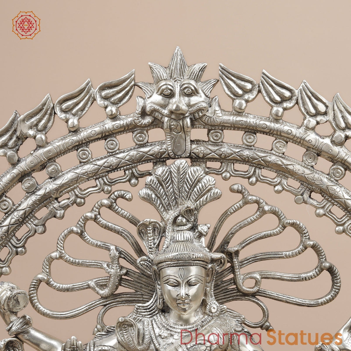 Brass Natraj fine, Silver Finish  28”
