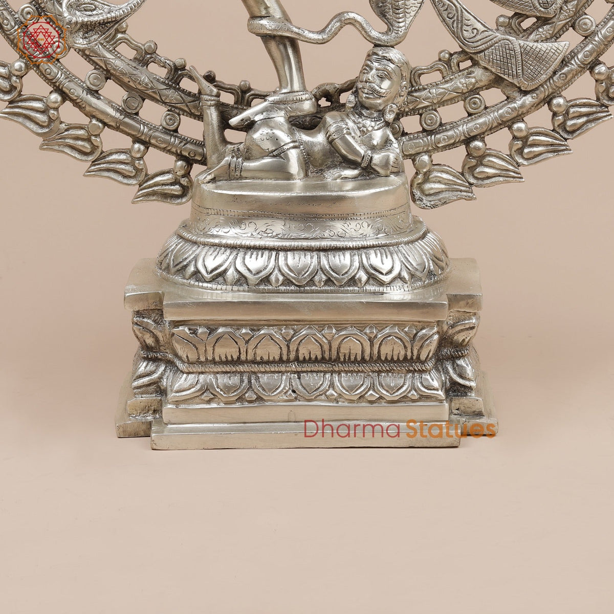Brass Natraj fine, Silver Finish  28”