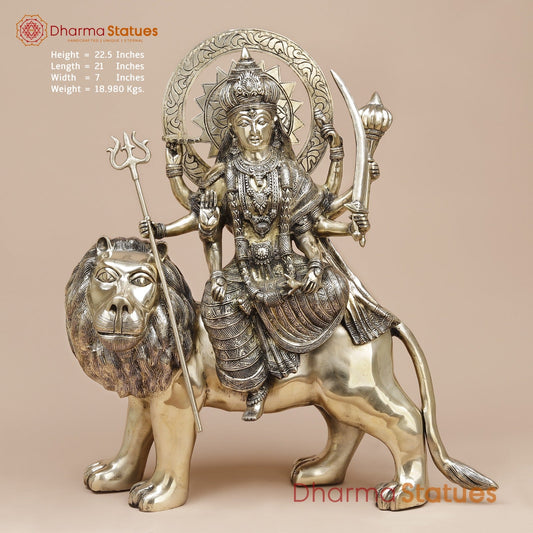 Brass Durga Fine, Smooth finish 23”