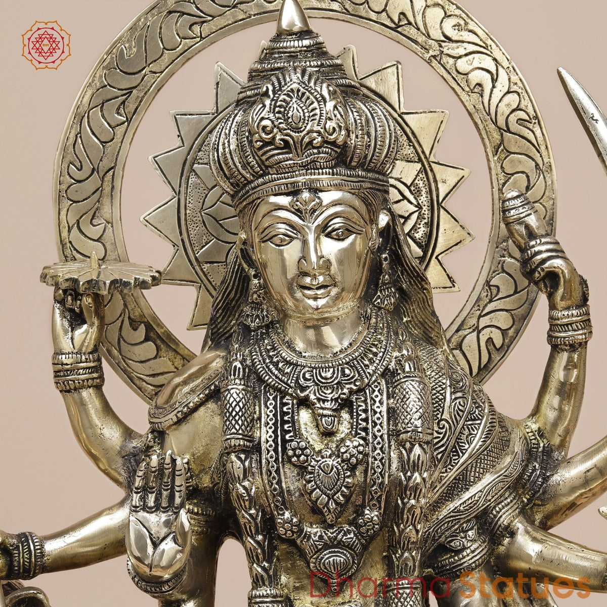 Brass Durga Fine, Smooth finish 23”