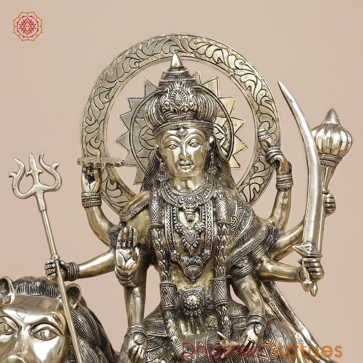Brass Durga Fine, Smooth finish 23”