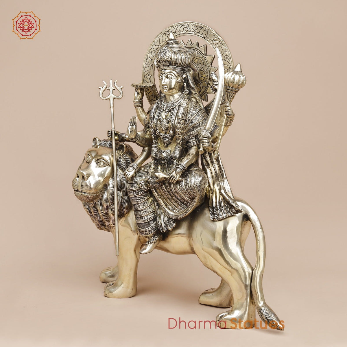 Brass Durga Fine, Smooth finish 23”