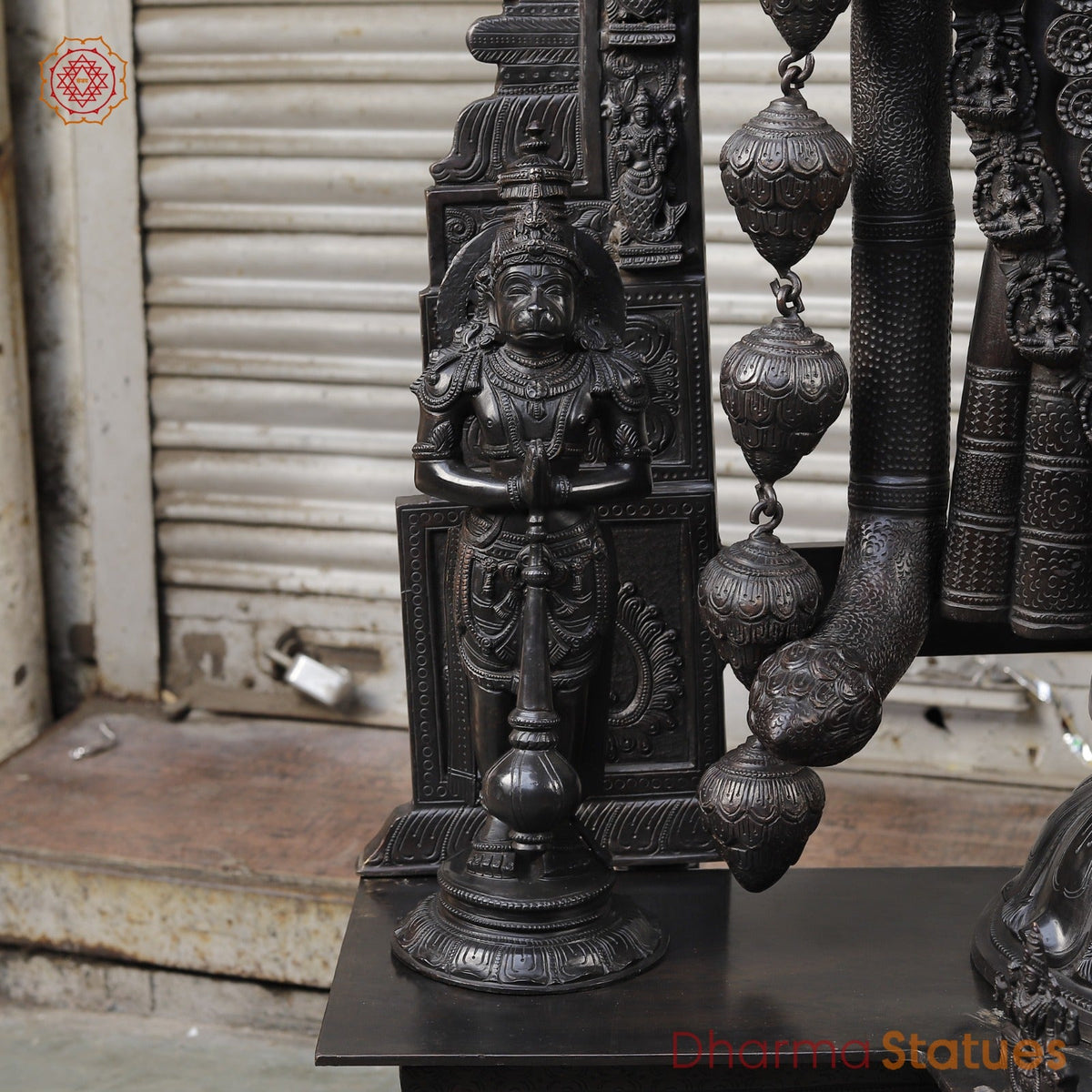 Bronze Tiruapti Balaji Fine with Dhanlakshmi and Arch, Natural Bronze Finish 70”