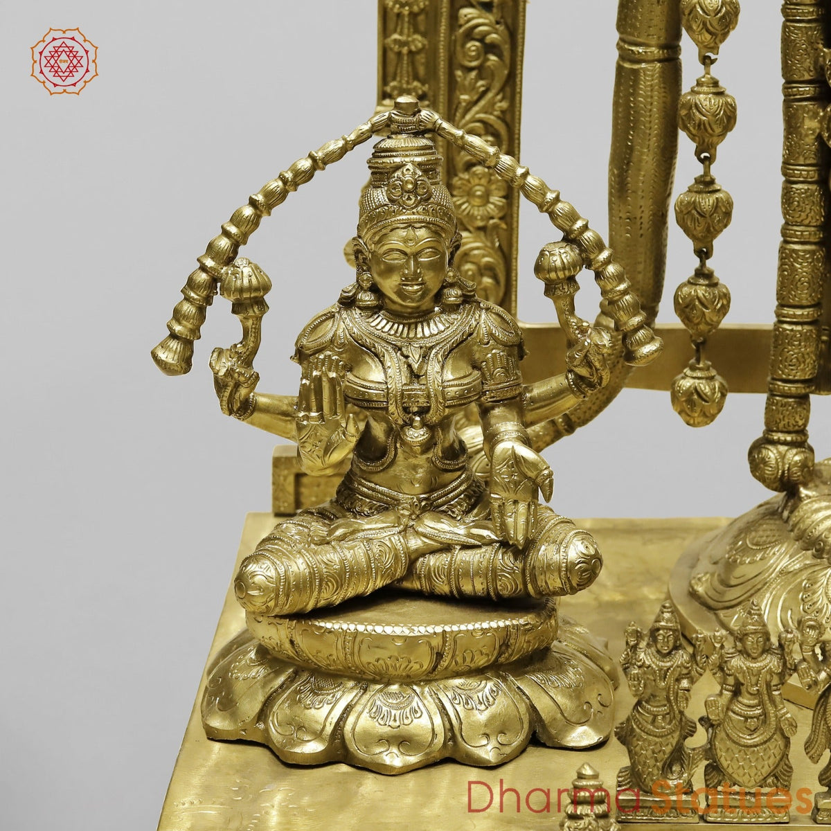 Bronze Tirupati Balaji with Lakshmi, Padmavati, Hanuman, Garuda and Dasavtar (Complete set) 53”